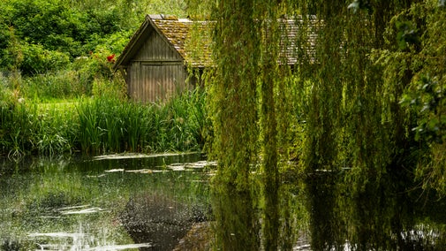 The boathouse at Shugborough Estate, Staffordshire